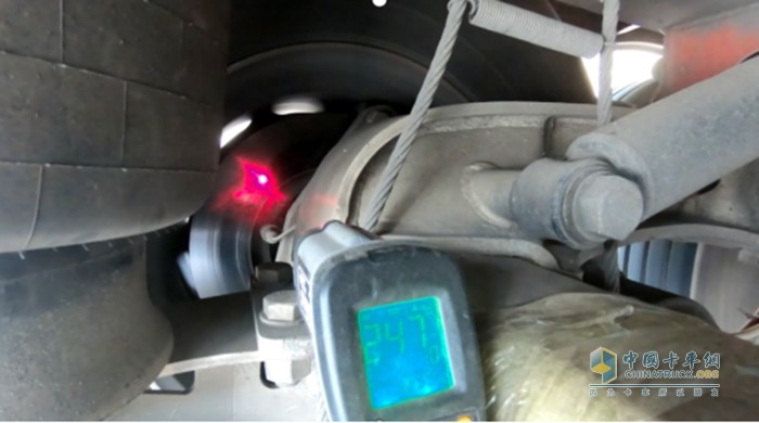 測量剎車盤溫度