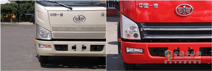 解放J6F與解放虎VH大燈對(duì)比