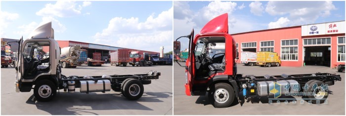 兩款車型的寬輪距、車架方面均有得天獨(dú)厚的優(yōu)勢(shì)