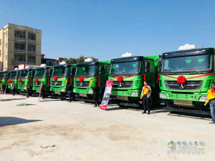 北奔輕量化智能渣土車(chē)