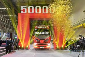 新紀錄！中國重汽年產(chǎn)銷商用車突破50萬輛 