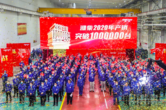 濰柴產(chǎn)銷各類發(fā)動機超過100萬臺