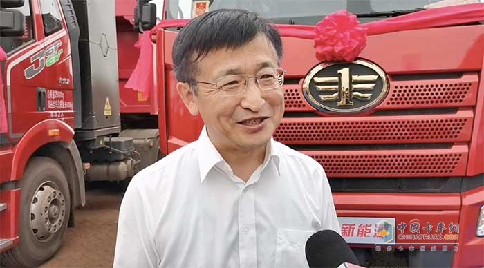 一汽解放汽車銷售有限公司副總經(jīng)理胡曉冬