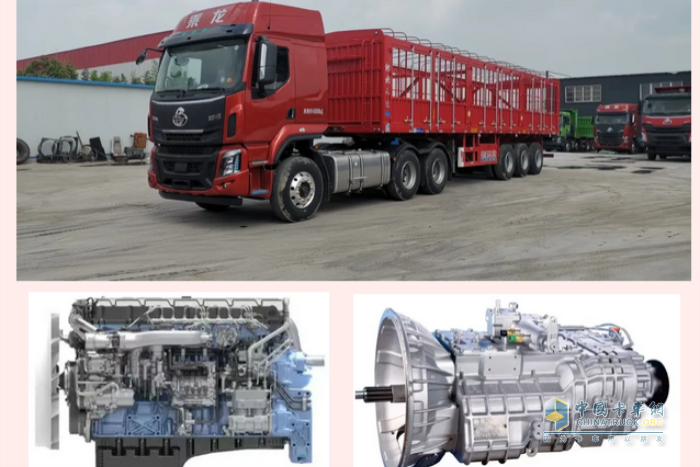 濰柴藍(lán)擎節(jié)油版發(fā)動機(jī)，法士特高效變速箱