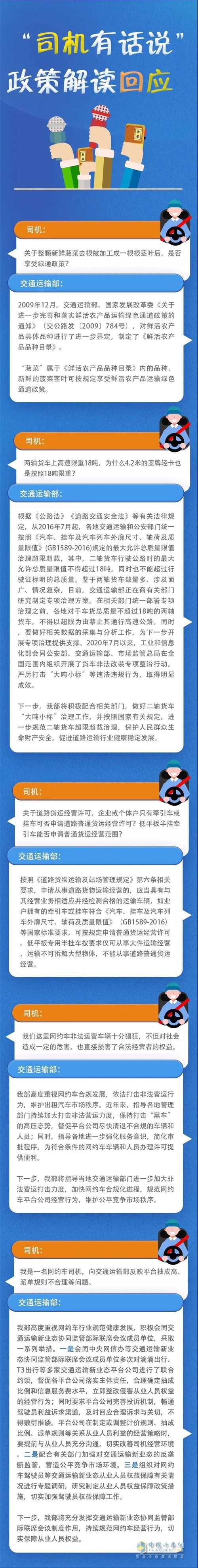 交通部  司機(jī)反映問題   回復(fù)