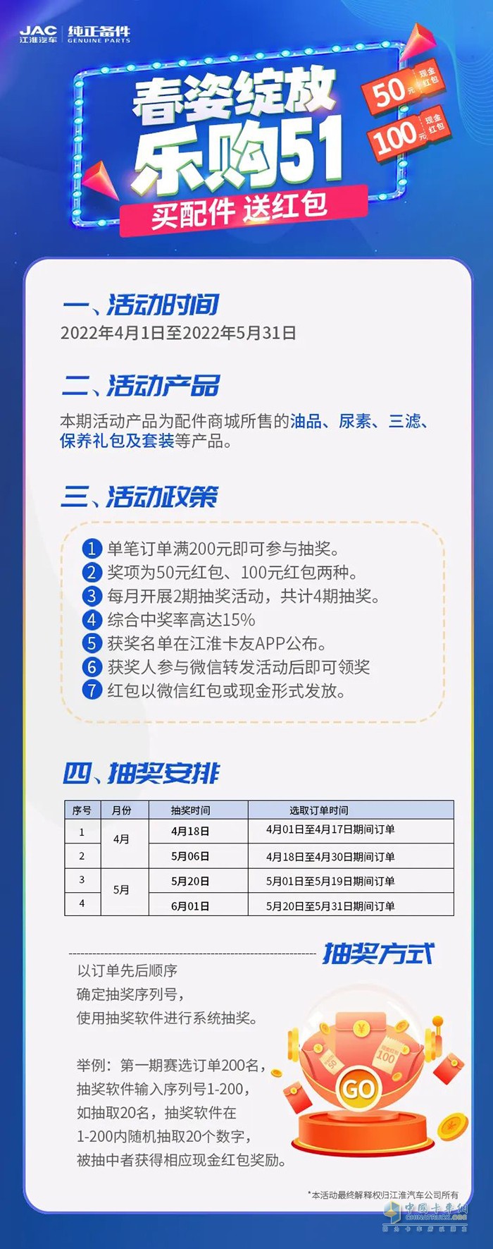 江淮駿鈴 江淮卡友 APP活動(dòng)