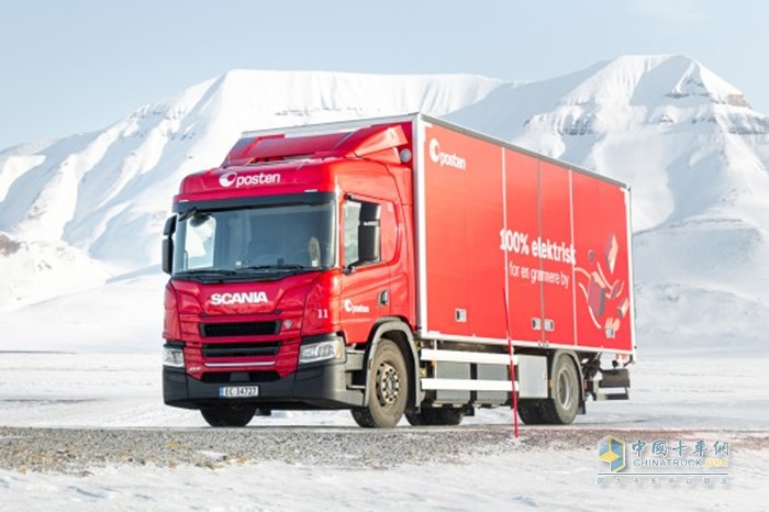 斯堪尼亞 電動(dòng)卡車 北極圈