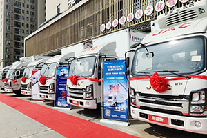 隨州盟盛團(tuán)購(gòu)會(huì)圓滿成功！現(xiàn)場(chǎng)斬獲100臺(tái)江淮威鈴冷藏車(chē)訂單！