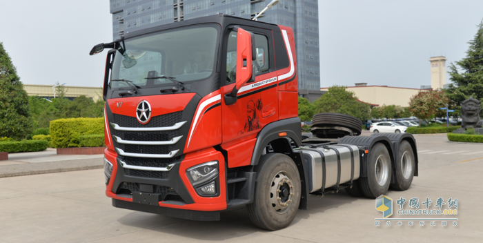 大運重卡,大運V7子母車，濰柴WP10.5H發(fā)動機