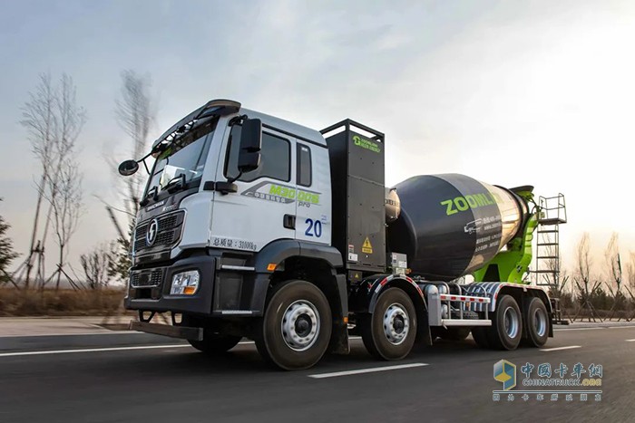 冰城哈爾濱“來電”，陜汽電動攪拌車批量交付