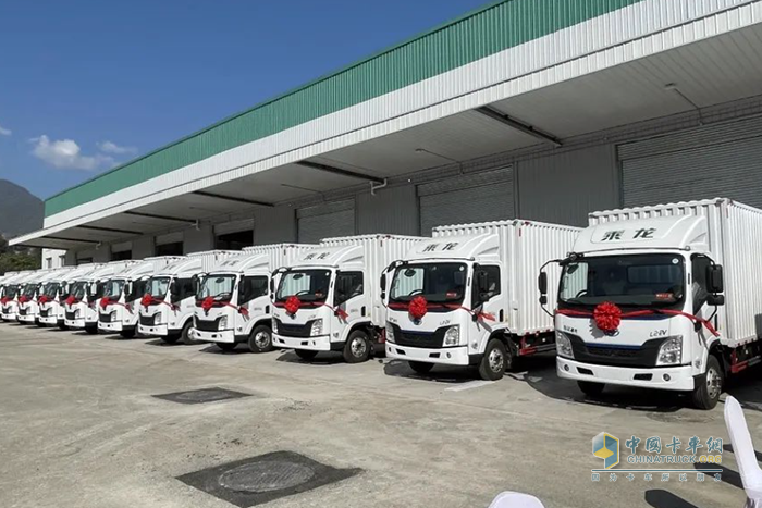 共建西昌綠色智慧物流體系，乘龍L2新能源輕卡批量交付