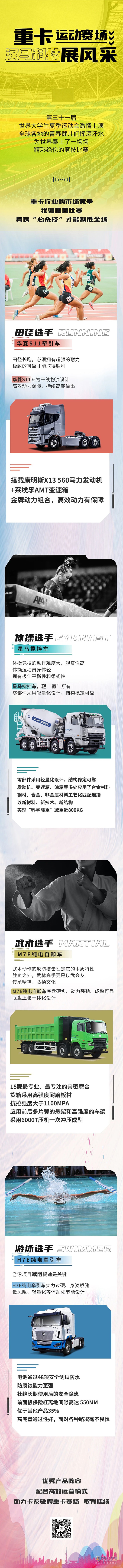 重卡運動賽場漢馬科技展風采