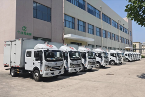 68臺(tái)東風(fēng)多利卡交付，用實(shí)力守護(hù)孩子們的餐桌