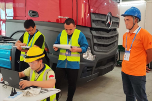 迎國賽 顯擔當 梅賽德斯-奔馳卡車為第二屆全國技能大賽保駕護航