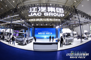 江淮威鈴亮相2023年中國國際商用車展，威鈴 V6 純電輕卡閃耀登場！