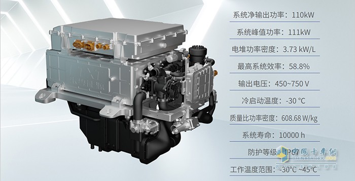 110kW 商用車氫燃料電池發(fā)動(dòng)機(jī)