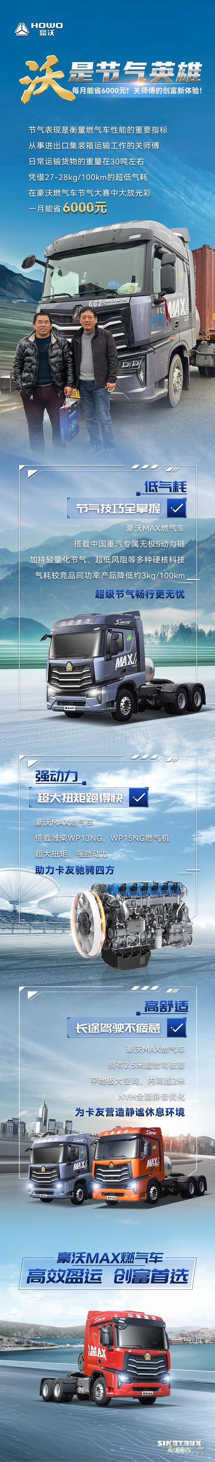 重汽豪沃重卡:每月能省6000元！關(guān)師傅的創(chuàng)富新體驗(yàn)！