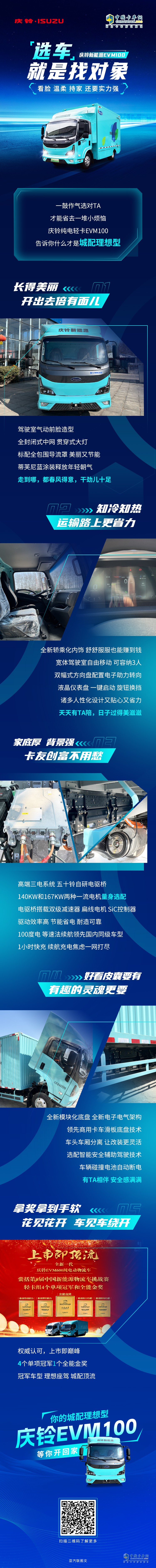城配理想型?冠軍車(chē)型?慶鈴純電輕卡EVM100用實(shí)力說(shuō)話