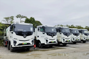 三一新能源攪拌車再次順利交付廣西南寧鴻之桂 雙方合作更進一步