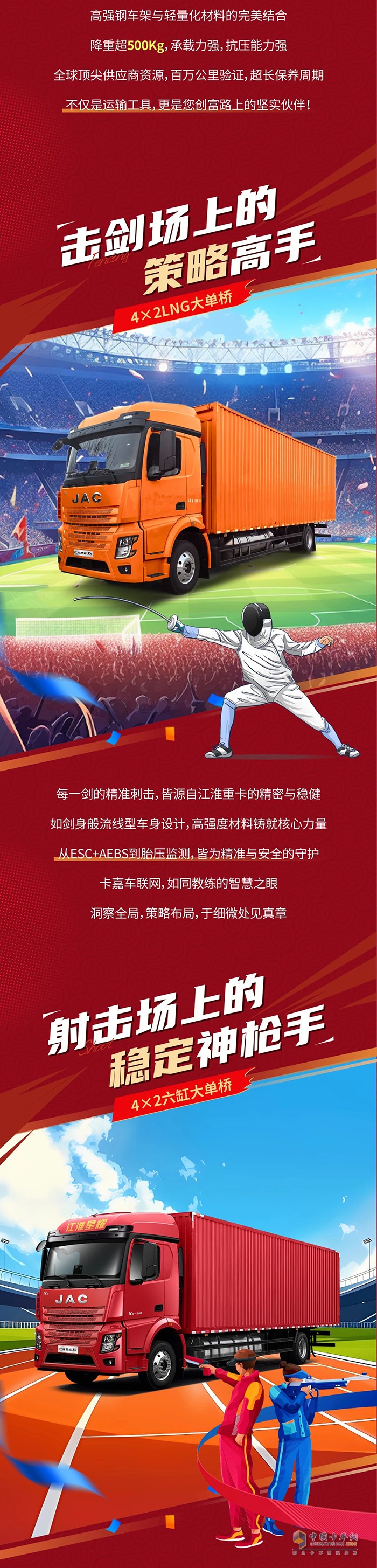 　　江淮星耀X5:星輝熠熠，強(qiáng)勢出賽，力爭奪金!