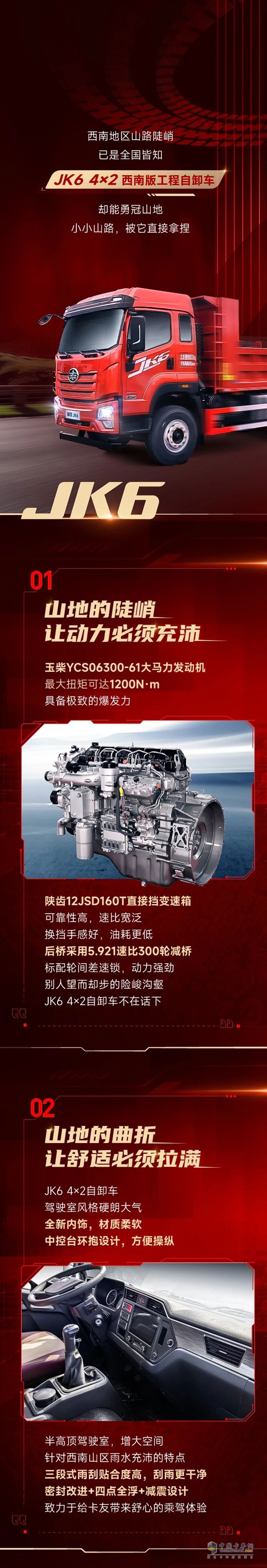 解放青汽JK6 4×2自卸車出馬，小小山路，拿捏～