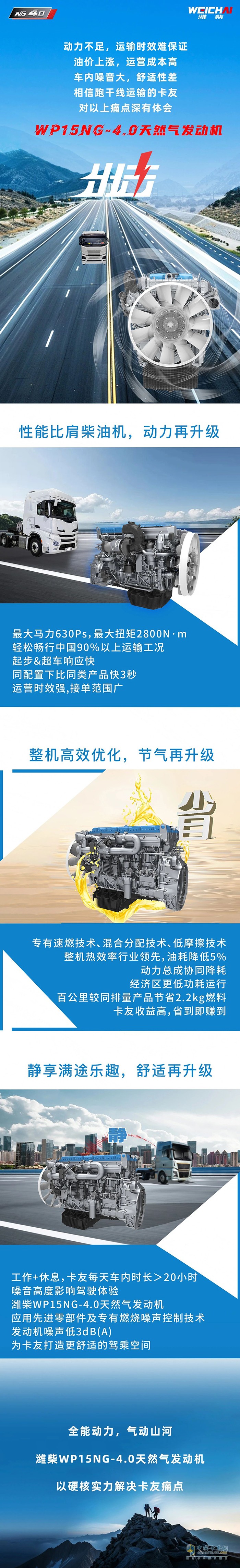 Buff疊滿！濰柴WP15NG-4.0領(lǐng)跑干線運(yùn)輸 