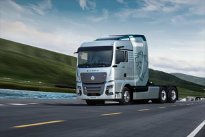 2024德國漢諾威車展焦點：中國重汽新能源汕德卡氫燃料電池牽引車震撼亮相