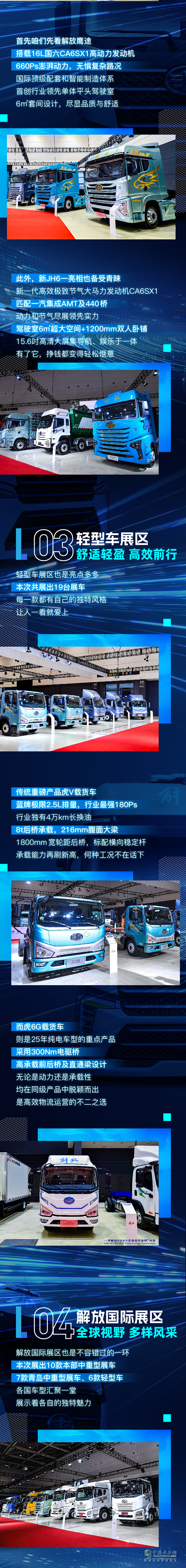 盛況！一汽解放百臺(tái)展車閃耀青島，速來圍觀！