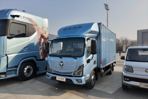 助威北汽男籃 歐航歐馬可新能源中輕卡閃耀 