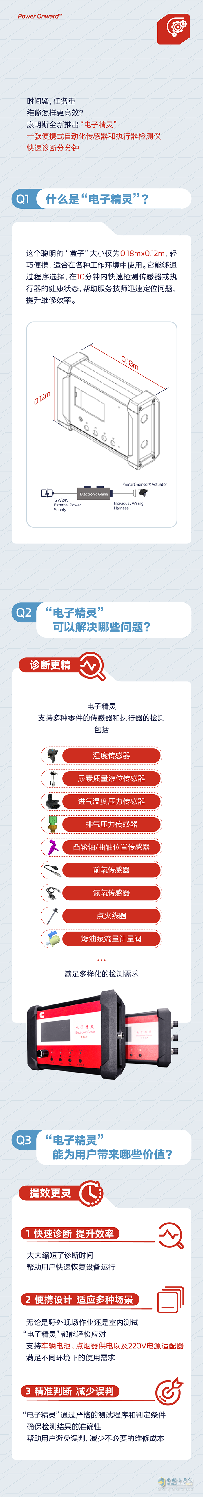 康明斯全新推出“電子精靈”，診斷更精，提效更靈！