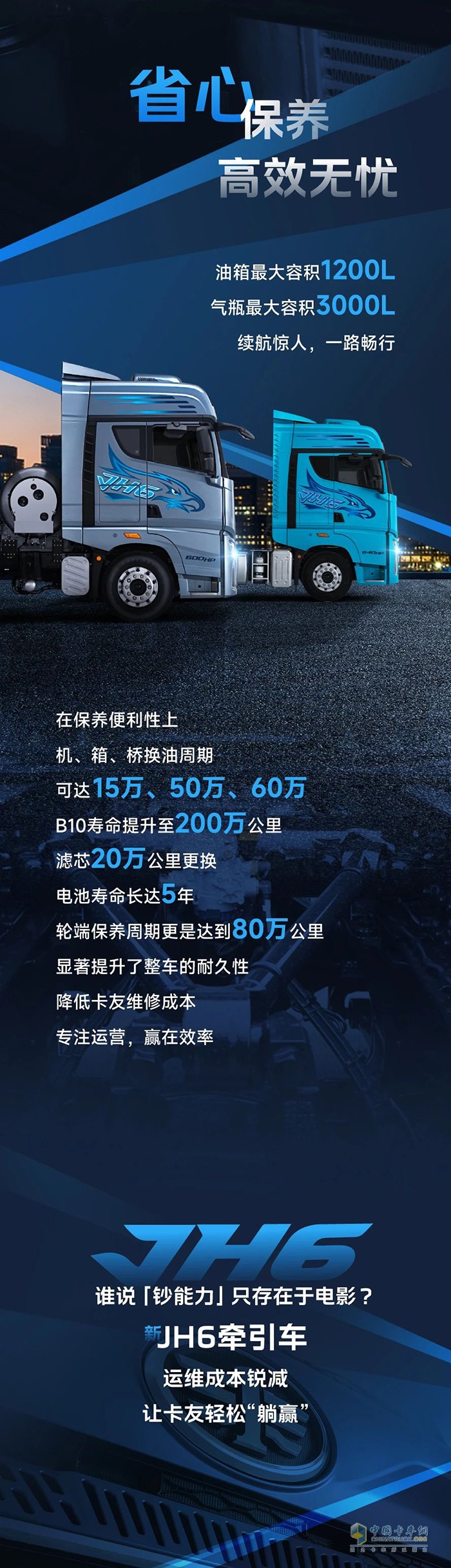 解鎖解放青汽新JH6的四大“鈔能力”之運維好