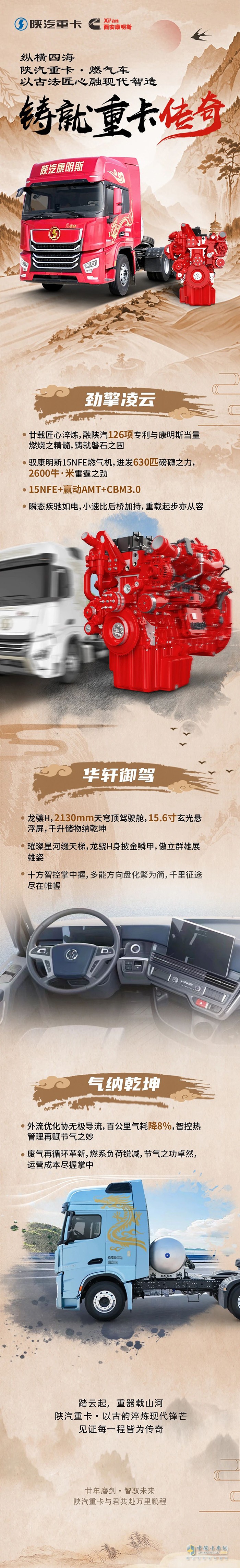 廿載匠心！陜汽新明珠燃?xì)庵乜?30馬力勁省破界