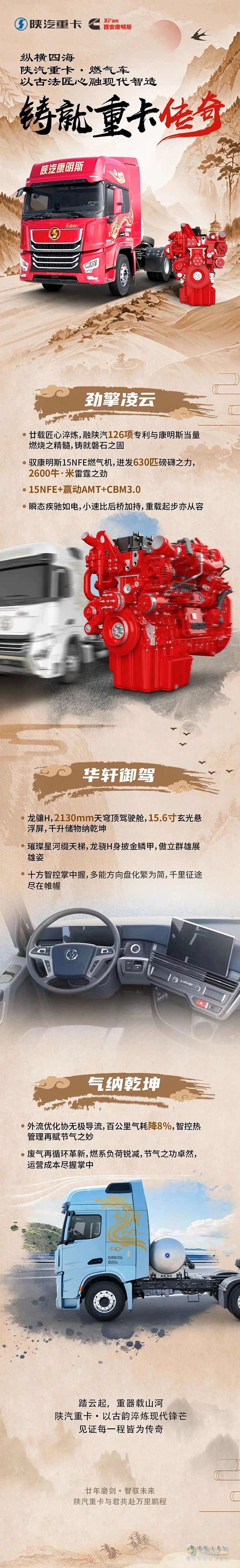 廿載匠心！陜汽新明珠燃?xì)庵乜?30馬力勁省破界！