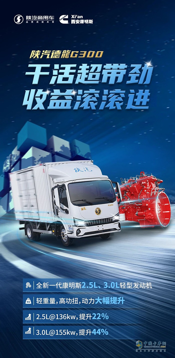 全新一代康明斯2.5L、3.0L輕型發(fā)動機，小排量大輸出，讓每一次啟動都超預期！