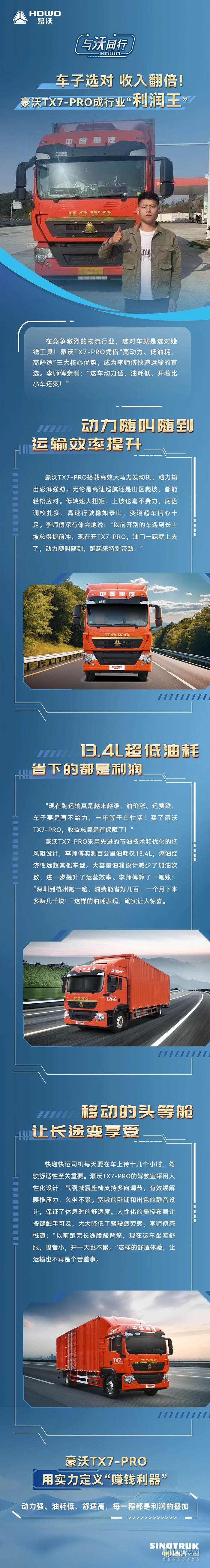 豪沃TX7-PRO成行業(yè)“利潤(rùn)王”！