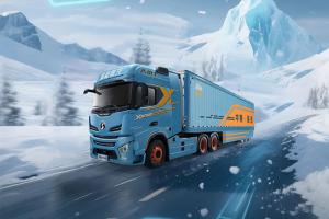 中集·陜汽一體化冷鏈車，智控鮮行，快穩(wěn)無憂