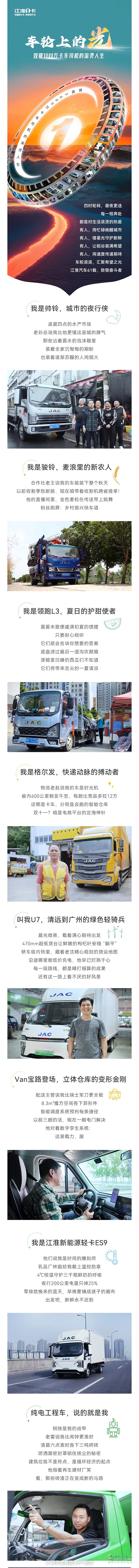 江淮1卡:《車輪上的光》致敬3000萬卡車司機(jī)的滾燙人生