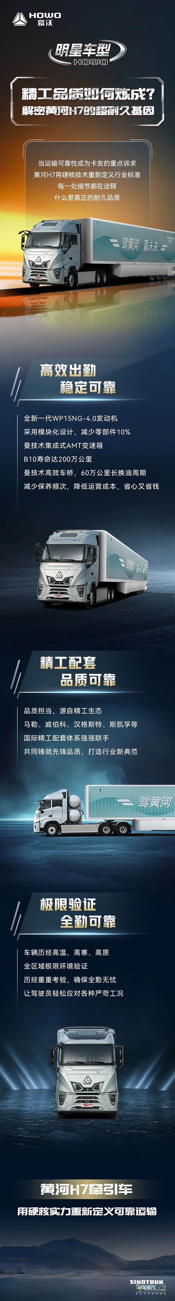 精工品質(zhì)如何煉成？解密中國重汽黃河H7的超耐久基因