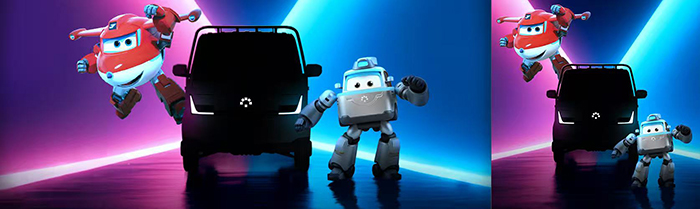 福田卡文汽車首款小卡即將發(fā)布，攜手超級飛俠上演“準(zhǔn)時必達(dá)”