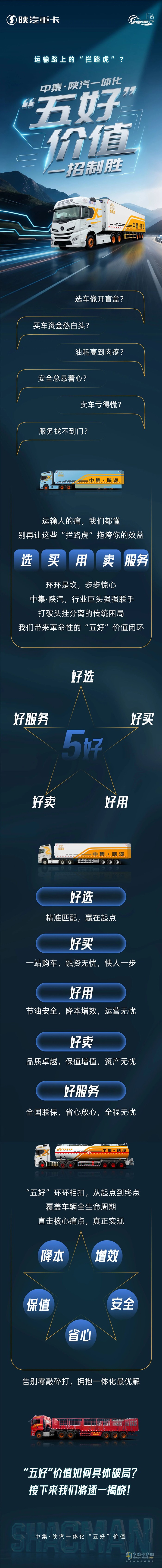 運輸路上的“攔路虎”？中集·陜汽一體化“五好”價值，一招制勝！