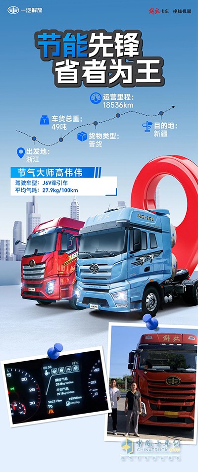 大氣瓶，低氣耗，解放J6V創(chuàng)富有門道！