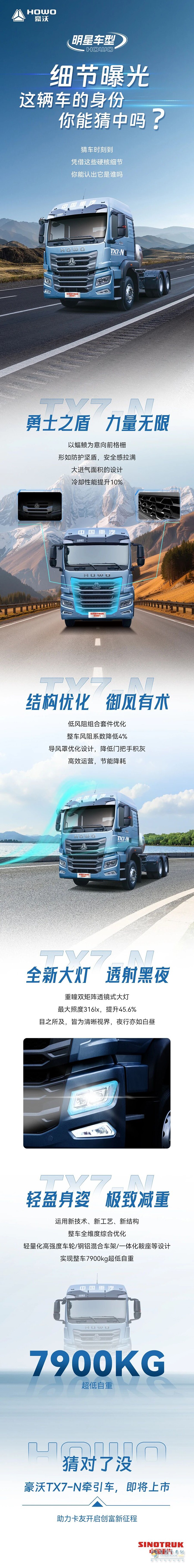 中國重汽豪沃：細(xì)節(jié)曝光，這輛車的身份你能猜中嗎？