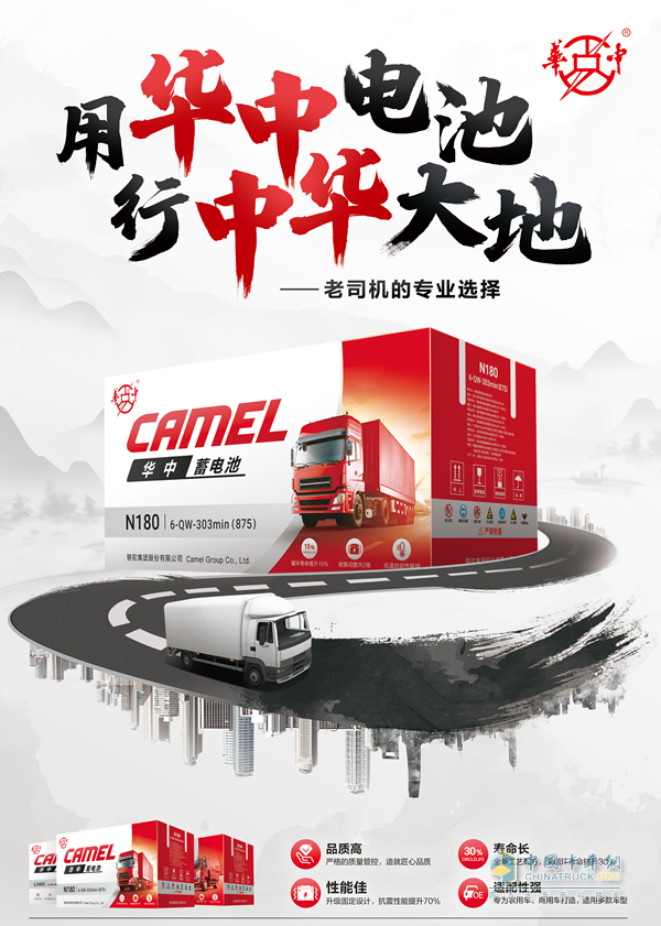 輕卡城配好幫手！華中蓄電池滿足多場景運輸需求