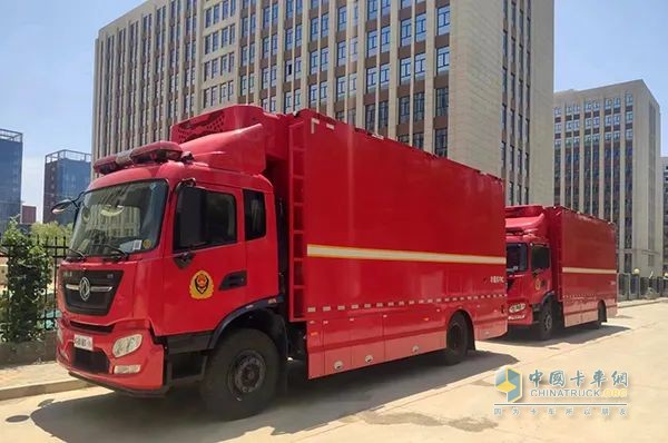 森源鴻馬冷藏車在甘肅“入伍”——飲食保障的堅(jiān)實(shí)后盾