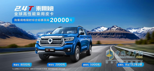 國(guó)內(nèi)、出口銷量雙冠王 長(zhǎng)城皮卡1月全球銷售12321輛