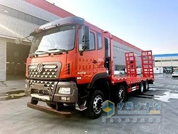 隨州區(qū)域東風天龍&天錦系列平板車新品上市現(xiàn)場簽約110輛，發(fā)布會圓滿成功?