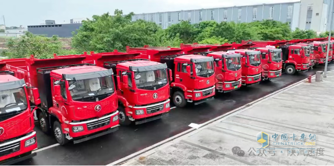 陜汽:質(zhì)子汽車百輛新能源電動自卸車交付市場