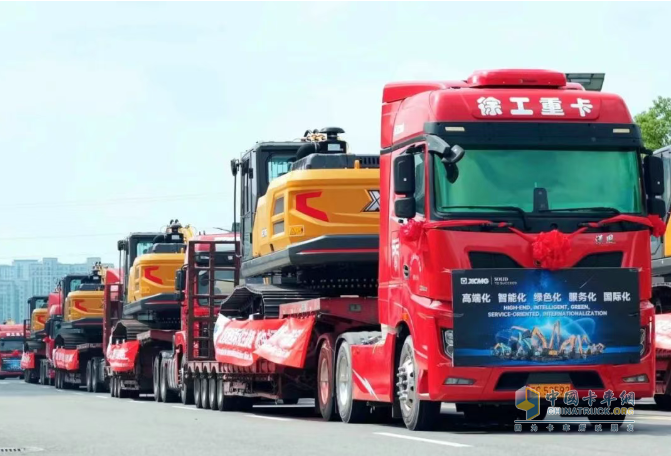 發(fā)車！百臺徐工成套化設(shè)備出口西亞北非