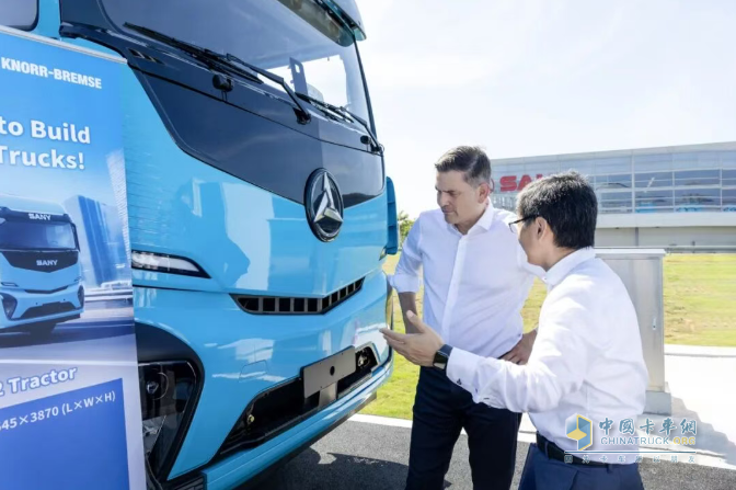 克諾爾集團首席執(zhí)行官馬思拓（Marc Llistosella）訪問三一重卡，共探全球新能源商用車合作新未來