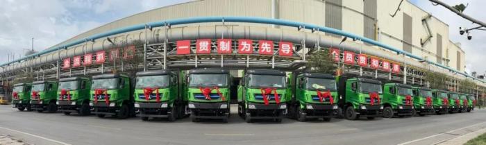 深耕鋼鐵綠色運(yùn)輸！北奔純電自卸車(chē)批量交付客戶(hù)